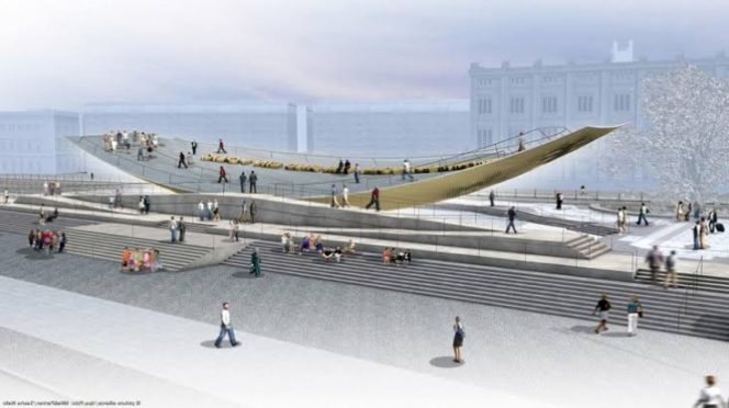 
					German Unity Monument Stalled by Disputes, Bankruptcy, and Rising Costs